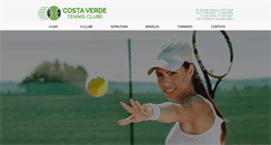 Desktop Screenshot of costaverdetenisclube.com.br